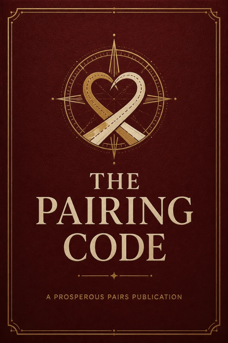 Cover concept for The Pairing Code, a Prosperous Pairs publication